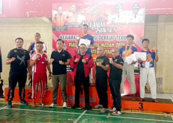 Medan Hantam Lawan, Sabet Juara Umum Tarung Derajat Piala Wali Kota 2025