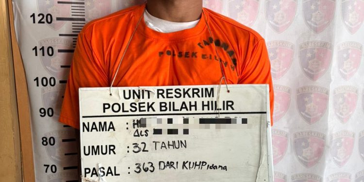 Pelaku Curanmor Diringkus Polsek Bilah Hilir