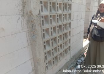 Konsultan Pengawas Janji Perbaiki Kerusakan Pembangunan SDN 89 Batukaropa Bulukumba