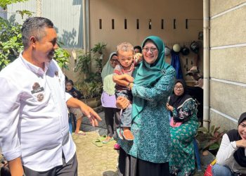 Lurah Rappokalling Makassar, Pantau Layanan Posyandu, Ajak Warga Cegah Stunting