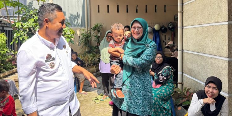 Lurah Rappokalling Makassar, Pantau Layanan Posyandu, Ajak Warga Cegah Stunting