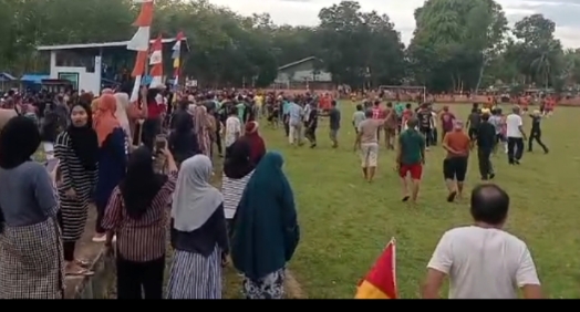 Turnamen Bhabinkamtibmas Ujunglo Ricuh, PDP FC WO Usai Protes Keputusan Wasit