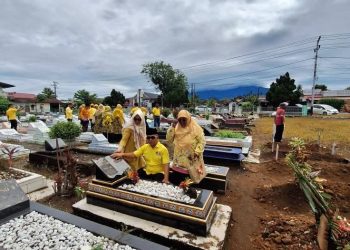 HUT Golkar, Rommy Candra, Ziarah dan tabur bunga sebagai simbol penghormatan jasa para pahlawan