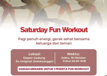 Disparpora Humbahas Hidupkan Energi Kota Lewat ‘Saturday Fun Workout’