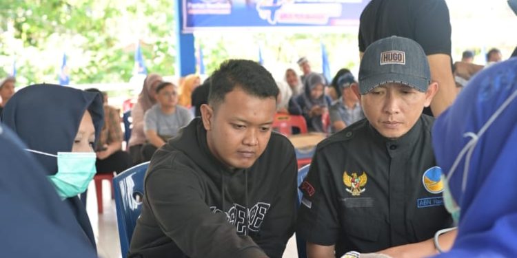 Semarak HUT ke-14, Partai Nasdem Labuhanbatu Gelar Pemeriksaan Kesehatan Gratis