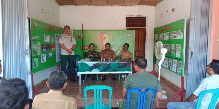 BPBD Pasbar Bersama Kodim 0305 Pasaman Gelar Sosialisai Antisipasi Potensi Bencana di Nagari Katiagan