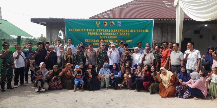 TNI Kodim 0305/Pasaman Bangun Lima Sumber Air Bersih di Pasaman Barat, Ribuan Warga Kini Tak Lagi Krisis Air