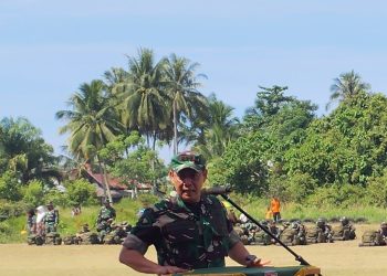 TMMD Ke-126 Tahun 2025 Nagari Katiagan, Kasrem 032 Kolonel Inf. Dedi Iswanto: Jangan Sampai Menyakiti Hati Rakyat