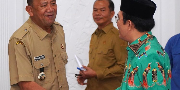 Syah Afandin dan Senator Penrad Siagian Rumuskan Langkah Cepat, Langkat Jadi Pelopor Program MBG