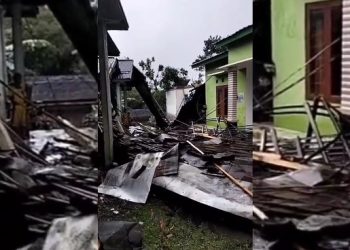 Angin Puting Beliung dan Hujan Deras Buat 8 Rumah Rusak Berat