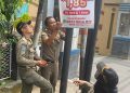 Penertiban Reklame di Beberapa Sudut Kota Pemalang Digelar Satpol PP