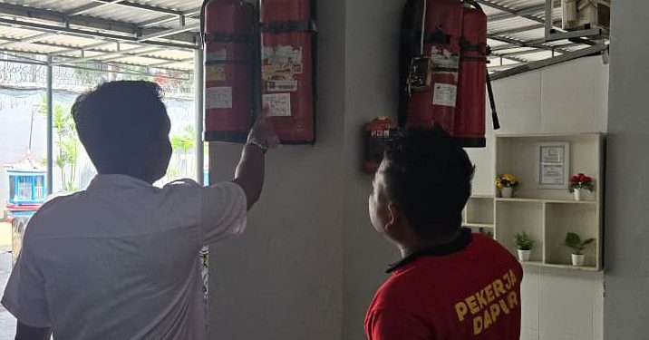 Pengecekan APAR Dibeberapa Tempat Strategis, Sebagai Upaya Sistem Keselamatan Lapas Cipinang