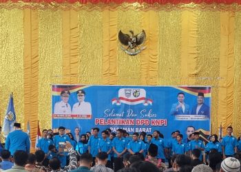 Pengurus DPD KNPI Pasaman Barat Masa Bakti 2025-2028 Resmi Dilantik oleh Ketua DPD KNPI Sumbar Nanda Satria