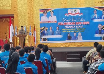 Wabup M. Ihpan Hadiri Pelantikan DPD KNPI Pasaman Barat priode 2025-2028
