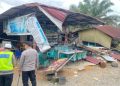 Bus ALS Tabrak Warung di Labusel, Lima Luka, Sopir Kabur Usai Maut Nyaris Mengintai di Jalinsum