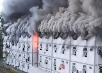 Hunian Pekerja Konstruksi di IKN Terbakar