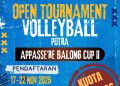 Kuota Terbatas! Ini Jadwal dan Kontak Pendaftaran Turnamen Voli Appasse’re Balong Cup II