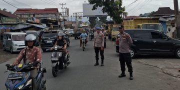 Antisipasi Kemacetan dan Penyalahgunaan BBM Bersubsidi, Polres Pasbar Siagakan Personel disejumlah SPBU