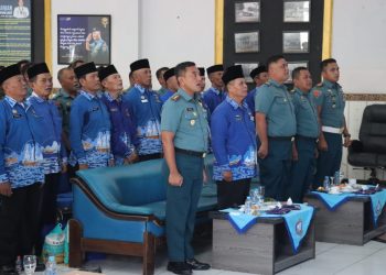 Giat Pembinaan Teritorial AL Dalam Komunikasi Sosial Maritim Bersama Keluarga Besar Lanal Tegal