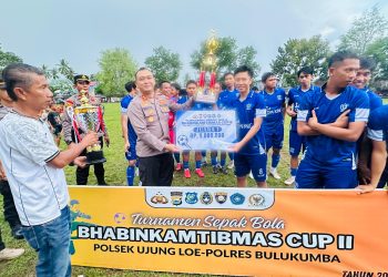Harum Lestari FC Juara Bhabinkamtibmas Cup II Usai Menang Adu Penalti dari Persita Tamatto