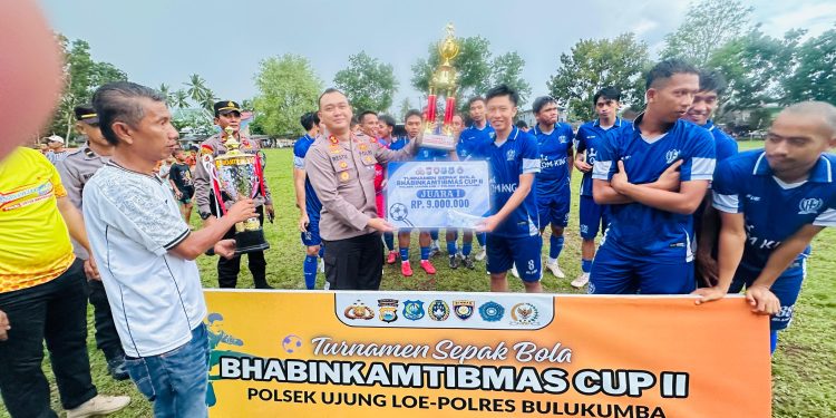 Harum Lestari FC Juara Bhabinkamtibmas Cup II Usai Menang Adu Penalti dari Persita Tamatto