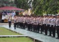 Polres Pasaman Barat Melaksanakan Apel Gelar Pasukan Operasi Zebra Singgalang 2025