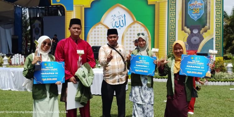 Siswa MAN 1 Langkat Ukir Prestasi di MTQ ke-58 Kabupaten Langkat