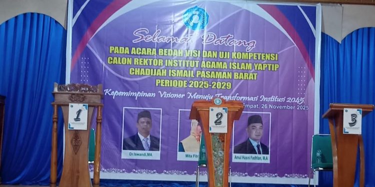 IAI Yaptip Khadijah Ismail Gelar Bedah Misi dan Uji Kompetensi Calon Rektor Periode 2025–2030