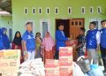DPD PAN Madina Serahkan Bantuan ke Warga Desa Tanjung Sialang Terdampak Banjir