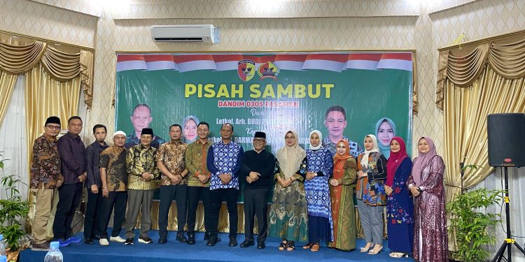 Pisah Sambut, Dandim 0305/Pasaman dari Letkol Arh Budi Prasetya, S.T. kepada Letkol Inf Darmawan Hendra Wijaya