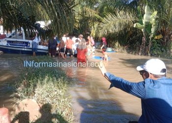 Dishub Langkat Kerahkan Armada Sungai–Laut, Bantu Korban Banjir Terisolasi, Negara Hadir Ditengah Air Bah