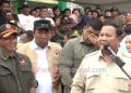 Syah Afandin Dampingi Prabowo Temui Korban Banjir Langkat