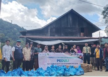 Pemuda Muhammadiyah dan Kemendag RI Salurkan Bantuan Kemanusiaan Warga Terdampak di Pasaman Barat