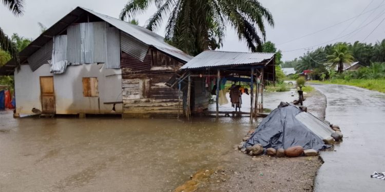 Hujan Deras Sebabkan Banjir Disejumlah Wilayah Pasaman Barat, BPBD Minta Warga Waspada