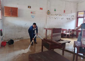 BPBD Langkat Gercep Terjang Banjir Kuala,  Negara Tak Menunggu Pagi