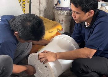 Inovasi Ember Tumpuk Sebagai Media Produksi Pupuk Organik di Kembangkan Warga Binaan Lapas Kendal