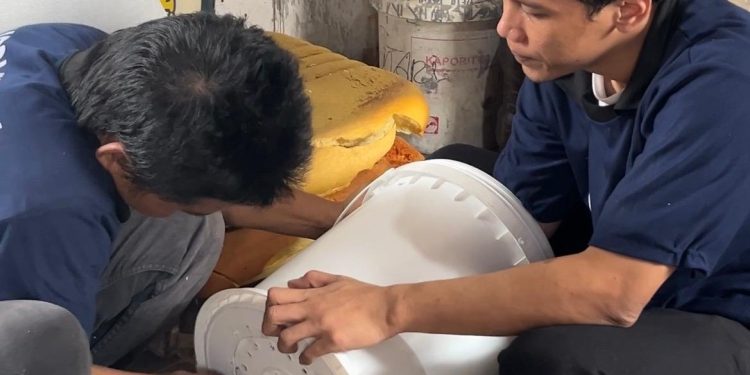 Inovasi Ember Tumpuk Sebagai Media Produksi Pupuk Organik di Kembangkan Warga Binaan Lapas Kendal