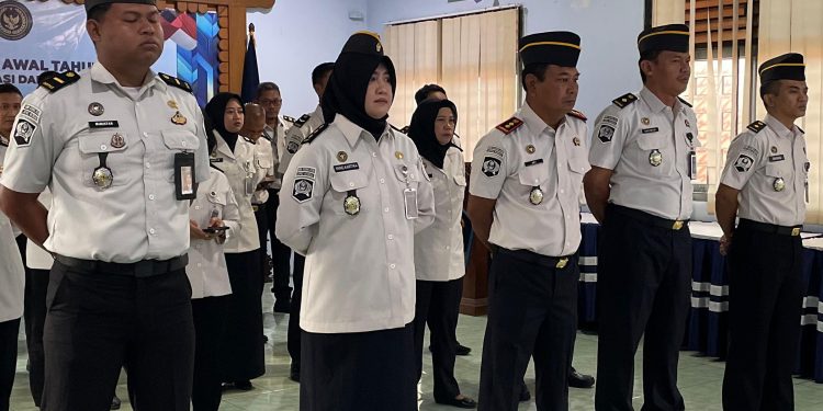 Lapas Kendal Ikuti Apel 2026 Bersama Menteri Hukum ,Ham dan Imipas