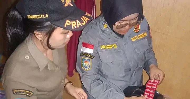 Razia Warung Remang – Remang Digelar di Pemalang, Petugas Temukan Alat Kontrasepsi