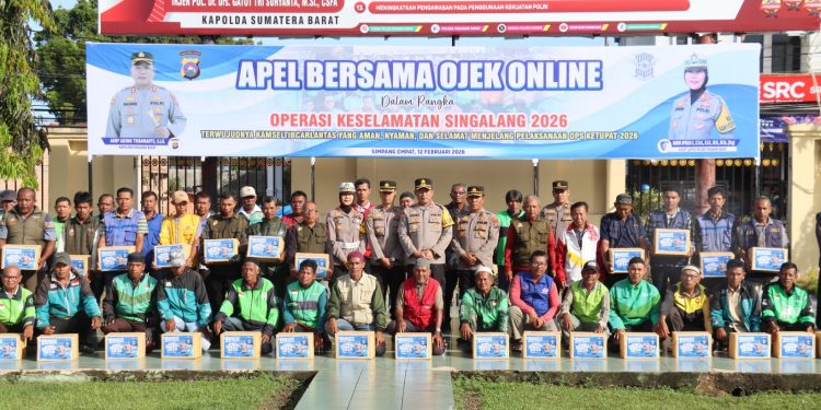 Sinergi Polres dan Ojek Online, Wujudkan Tertib Lalu Lintas di Pasaman Barat