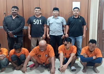 PNS dan Pecatan TNI Digerebek Pesta Sabu Dikamar Kos Asahan, 10 Paket Barang Haram Disita