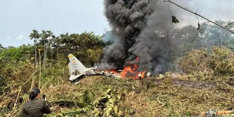 Pesawat Hercules jatuh di Kolombia, 66 Tentara dan Polisi Tewas