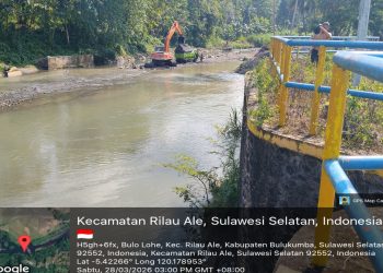 Keruk Sungai Dekat Bendungan, Aktifitas Tambang Diduga Ilegal Dibatas Desa Bulolohe Anrang Terus Dibiarkan