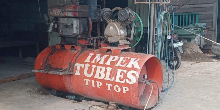 Usaha Tambal Ban Dijalur Pantura Pemalang Sepi Pada Bulan Puasa