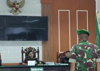 Prajurit Tumbang Dimeja Hijau, Pengadilan Militer Medan Hukum 20 Tahun dan Pecat Anggota TNI Pemilik 40 Kg Sabu
