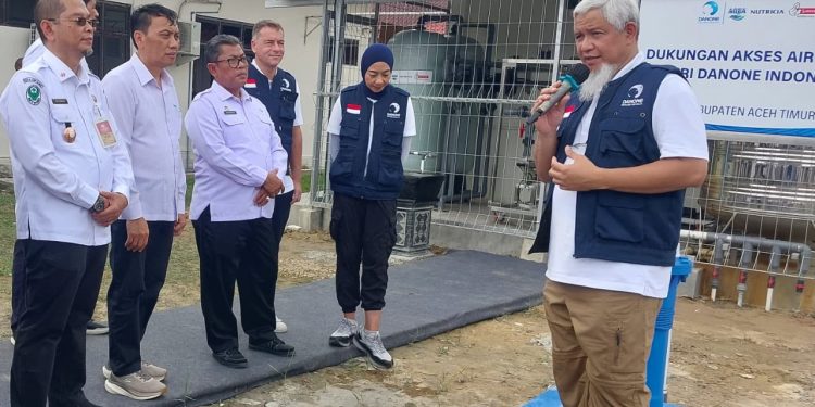 Danone Indonesia Hadirkan Akses Air Bersih bagi Fasilitas Kesehatan Terdampak Bencana