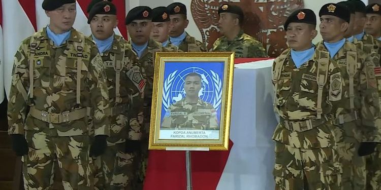 3 Prajurit TNI yang Gugur di Lebanon Akan Dimakamkan Secara Militer