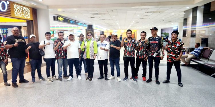 Dr Maya Rumantir Tiba di Medan, Disambut Hangat Jajaran LMP Sumatera Utara