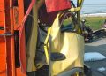 Kecelakaan Beruntun Libatkan Coltdiseel Bermuatan Pakan Ternak Dengan Truk Trailer