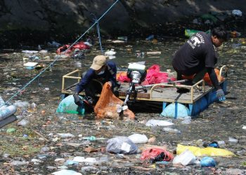 Dalam 24 Jam, 907 Kilogram Sampah Terangkat dari Kali Tebu